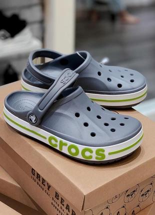 Кроксы crocs bayaband charcoal 🧑🏿‍🎤1 фото