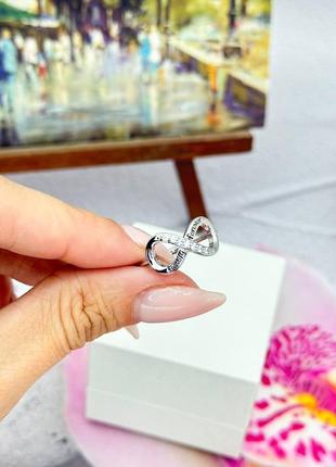 Срібна каблучка у стилі пандора pandora срібло 925 проби s925 перстень кільце колечко сім’я назавжди7 фото