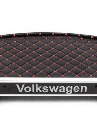 Полка на панель (тип-2, red) для volkswagen t5 caravelle 2004-2010 гг