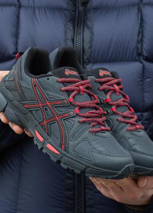 Мужские кроссовки asics gel-kahana 8 grey red 41-42-43-44-45-46