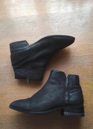 Ботинки нубук кожа ботильоны челси испания aldo