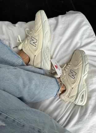 Женские кроссовки нью беланс 530 бежевые / new balance 530 « light beige »9 фото