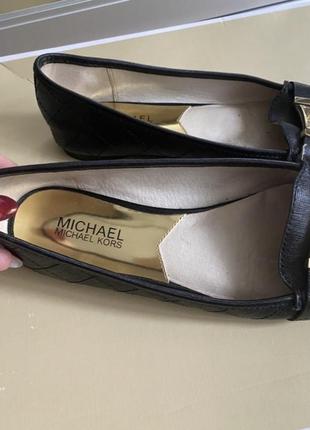 Балетки, туфли michael kors, оригинал, размер 38, кожа2 фото