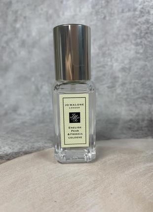 Аромат jo malone london english pear & freesia фірмова мініатюра 9 мл