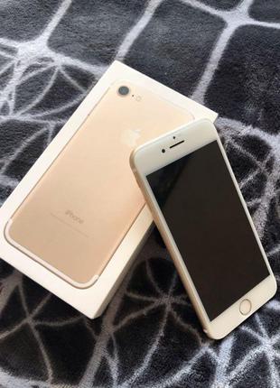 Iphone 7 gold 128 gb / айфон 7 у відмінному стані, повний компл