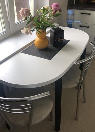 Стіл обідній розкладний. кухонний стіл.