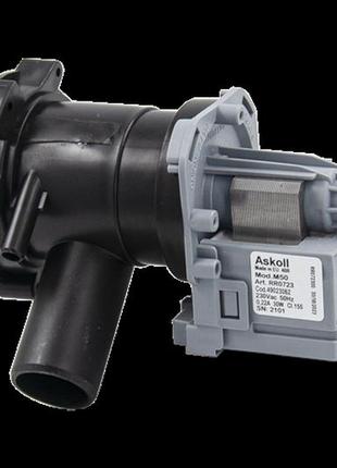 Насос зливний у зборі для пральної машини askoll m50 rr0723, bosch 00141896, 00141874