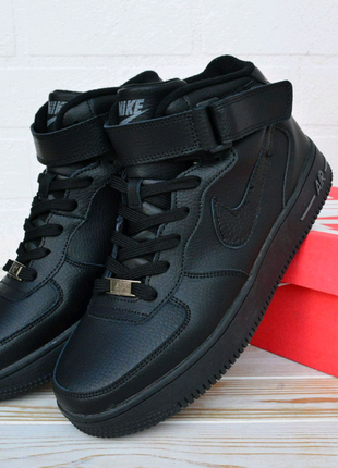 6190 nike air force термо кроссовки найк аир форс зимние4 фото