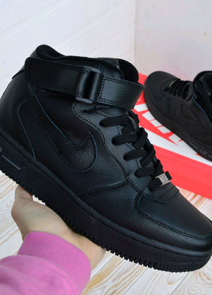 6190 nike air force термо кроссовки найк аир форс зимние5 фото