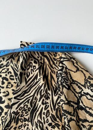 Трендова  блузка в леопардовий принт8 фото