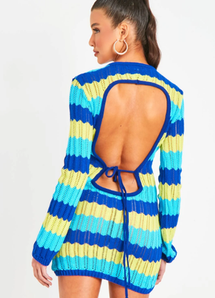 Мини платье 👗 с открытой спиной uk14 miss yempi