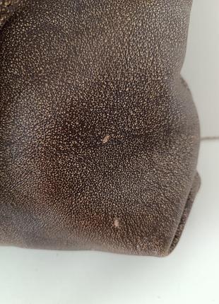 Стильная кожаная бронзовая сумка сумочка через плечо кросс боди шопер на молнии9 фото