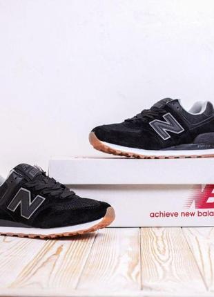 4096 new balance 574 сині кросівки жіночі нью баланс кеди