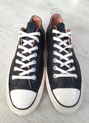 Винтажные кожаные кеды converse chuck taylor all star 70 оригинал кеди4 фото