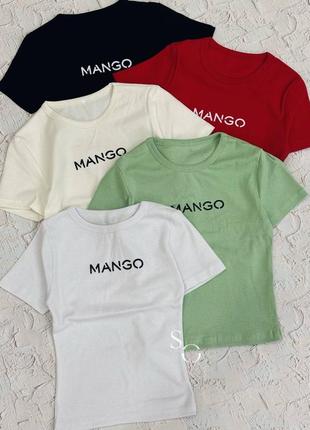 Базовый топ женский mango / s, m, l / мод 70123 фото