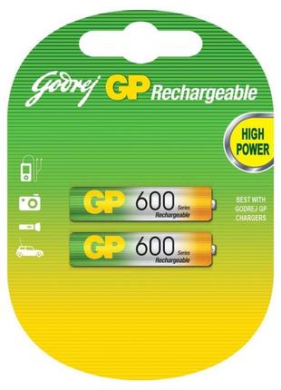 Аккумулятор gp aaa r03 600 mah 2шт ni-mh цена за 1 елемент