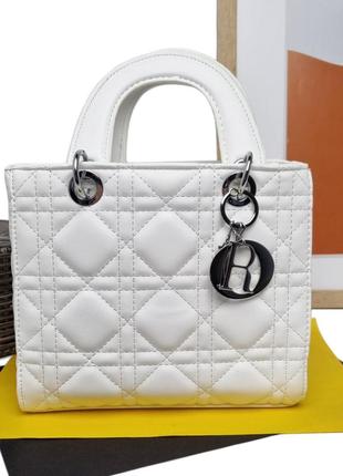 Женская сумка классическая искусственная кожа белый арт.yd-71551 white vttv (китай)