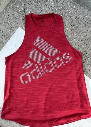 Женская майка adidas best of sport, оригинал, идеальное состояние, майка на топ адидас1 фото