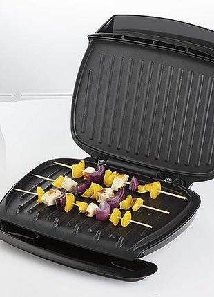 Гриль george foreman family, 5 порцій (площа 510 кв. см), 23420 — чорний