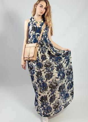 Жіноче літнє плаття — сарафан максі markshara код м21372