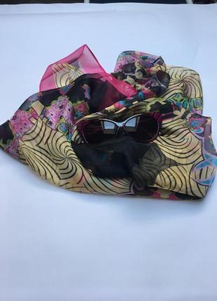 Жіночий шарф весняний кольоровий легкий lafeny код 21147