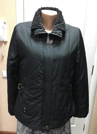 Куртка жіноча чорна демісезонна код тд-0871 фото