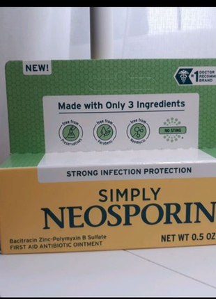 Мазь антисептична neosporin simply 14,2 грама