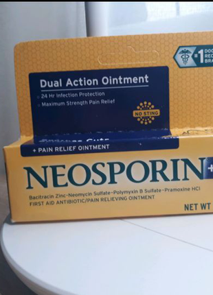 Мазь neosporin dual action 28,3 грама