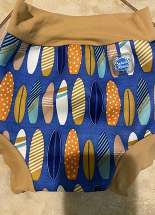 Солнцезащитные гидро термо плавки подгузник из неопрена для купания для младенцев2 фото