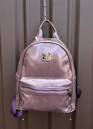 Фіолетовий рюкзак еко шкіра новий