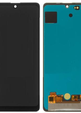Дисплей для samsung a715 galaxy a71 с сенсором черный (oled)