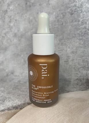 Рідкий хайлайтер pai the impossible glow hyaluronic highlighting drops відтінок bronze 01