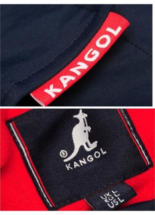 Чоловіча куртка анорак на флісі kangol. нова з етикетками оригінал10 фото