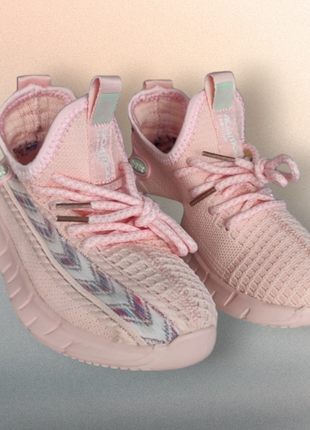 Рожеві кросівки, ізі, кеди, мокасини літні легкі для дівчинки