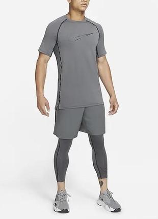 Мужские леггинсы, солодки 3/4 nike pro оригинал из свежих коллекций.6 фото