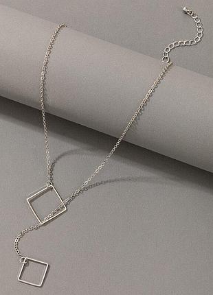Изумительное колье с квадратами 3