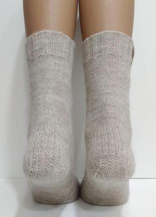 В'язані жіночі шкарпетки з спеціальної шкарпеткової пряжі8 фото