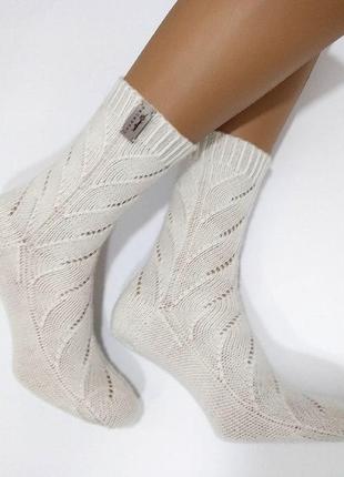 Вязаные женские носки из специальной носочной пряжи