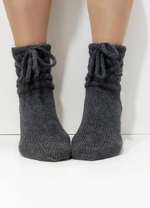 Вязаные женские носки из специальной носочной пряжи5 фото