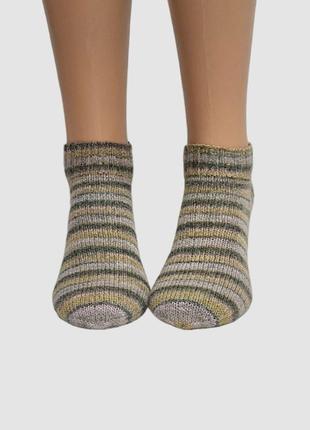Вязаные женские носки из итальянской носочной пряжи8 фото