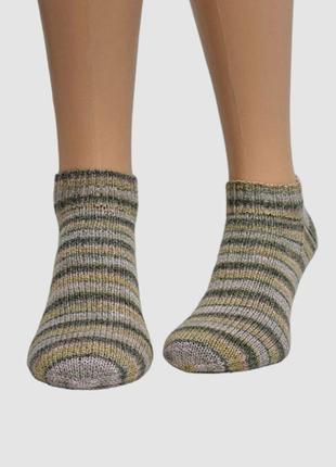 Вязаные женские носки из итальянской носочной пряжи1 фото