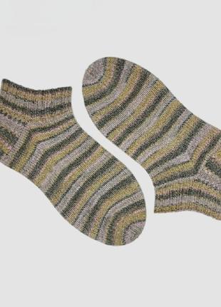 Вязаные женские носки из итальянской носочной пряжи10 фото