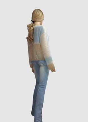 Вязаный женский свитер из мохера6 фото