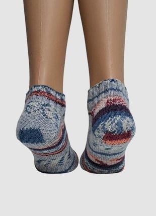 Вязаные женские носки из специальной носочной пряжи10 фото