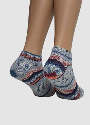 Вязаные женские носки из специальной носочной пряжи4 фото
