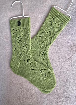 Женские вязаные носки из  специальной носочной пряжи8 фото