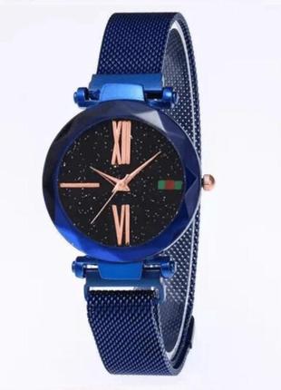 Годинник sky watch/годинник жіночий наручний колір синій2 фото