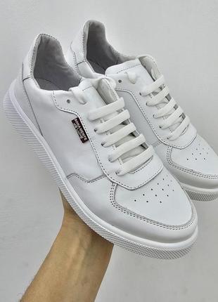 Качественные кожаные кеды из натуральной кожи