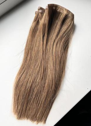 Натуральные волосы с имитацией роста для нарастания на лентах