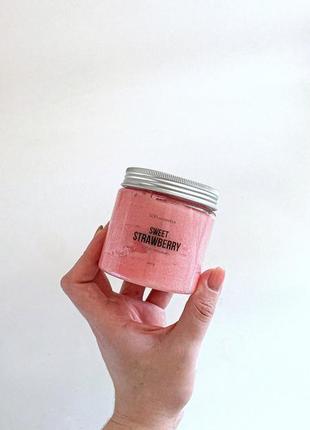 Скраб мусс для тела «swett strawberry»